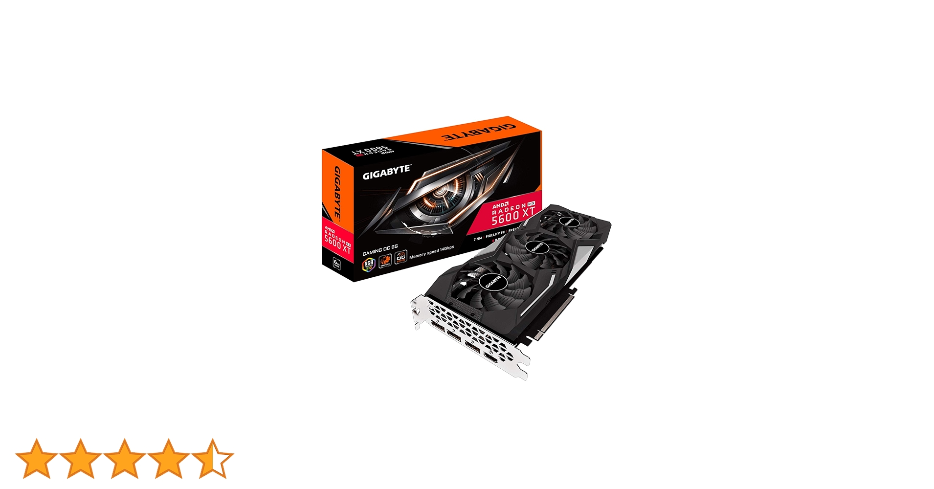 Amazon | GIGABYTE Radeon RX 5600 XT Gaming OC 6G (Rev.2.0